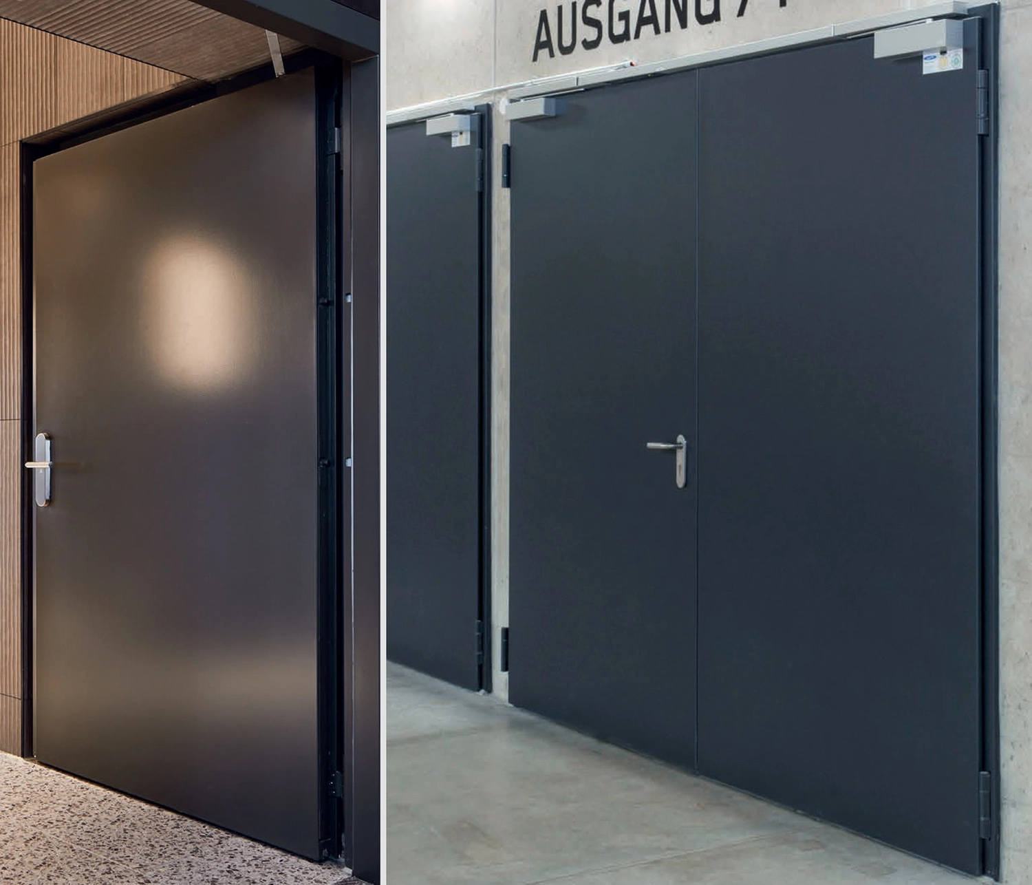 Montage Mündlein - Bauen und Renovieren - Professionelle Ingenieure überprüfen einen Feuerlöscher mithilfe der Zwischenablage oder überprüfen ein industrielles Brandschutzsystem, einen Brandmelder, einen Brandmelder und einen Brandschutz. Das System ist im Brandfall bereit.