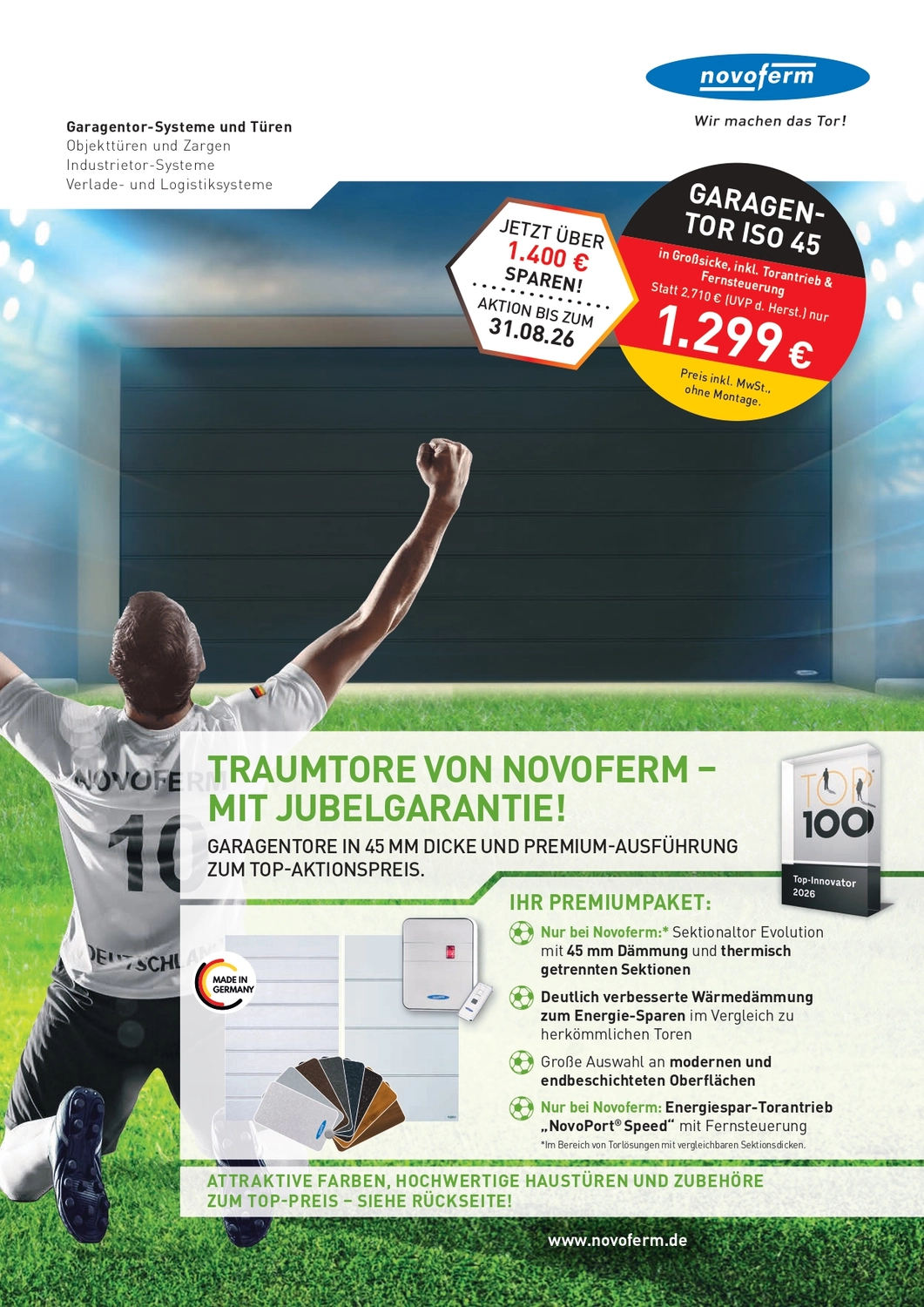 Montage Mündlein – Bauen und Renovieren – Ein Werbeprospekt von Novoform